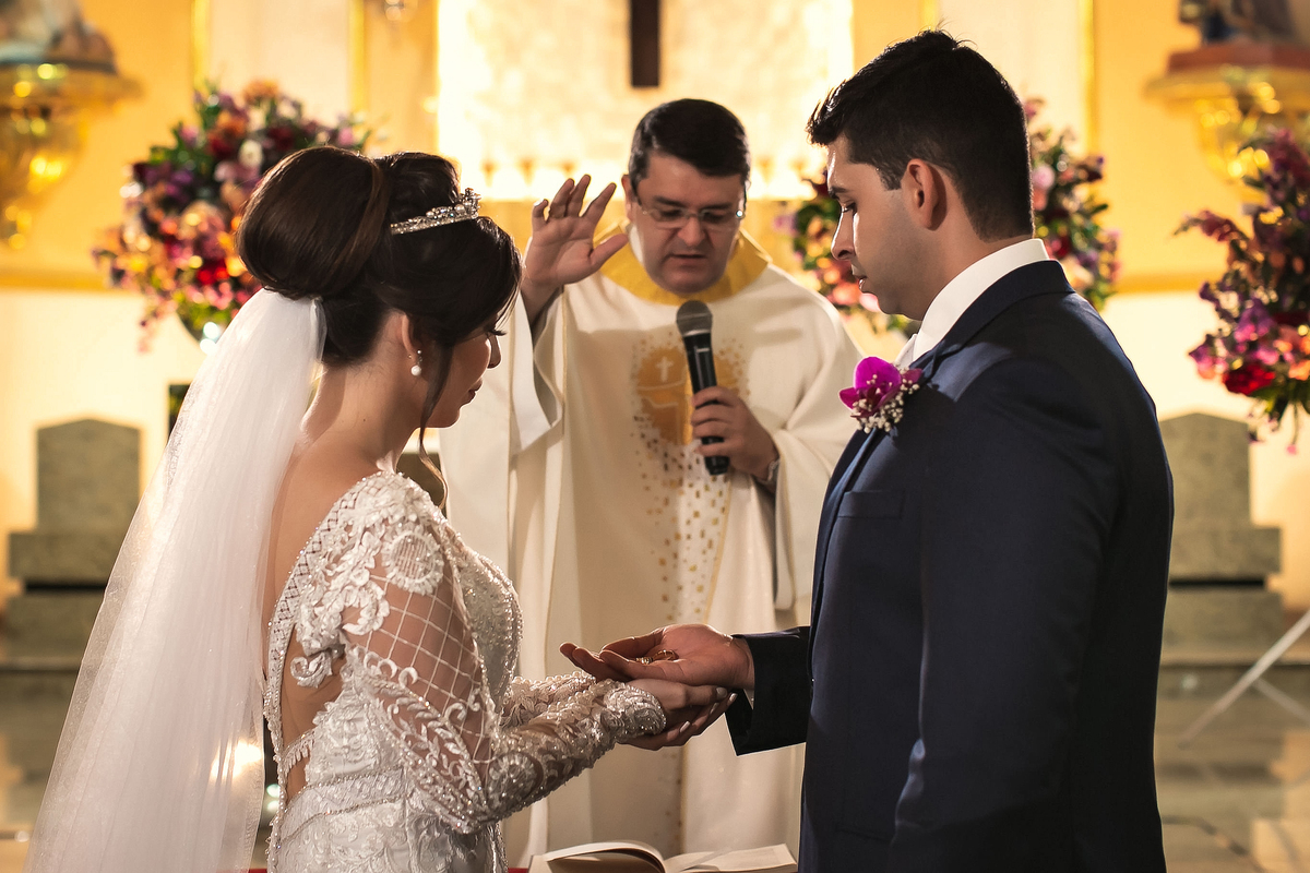 Casamento clássico na Igreja Matriz em Toritama 