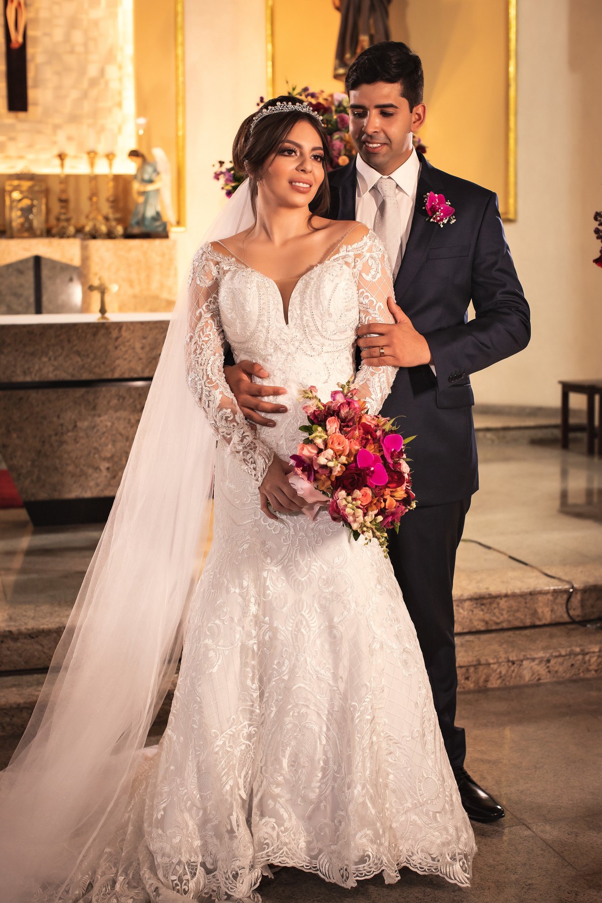 Casamento clássico na Igreja Matriz em Toritama 