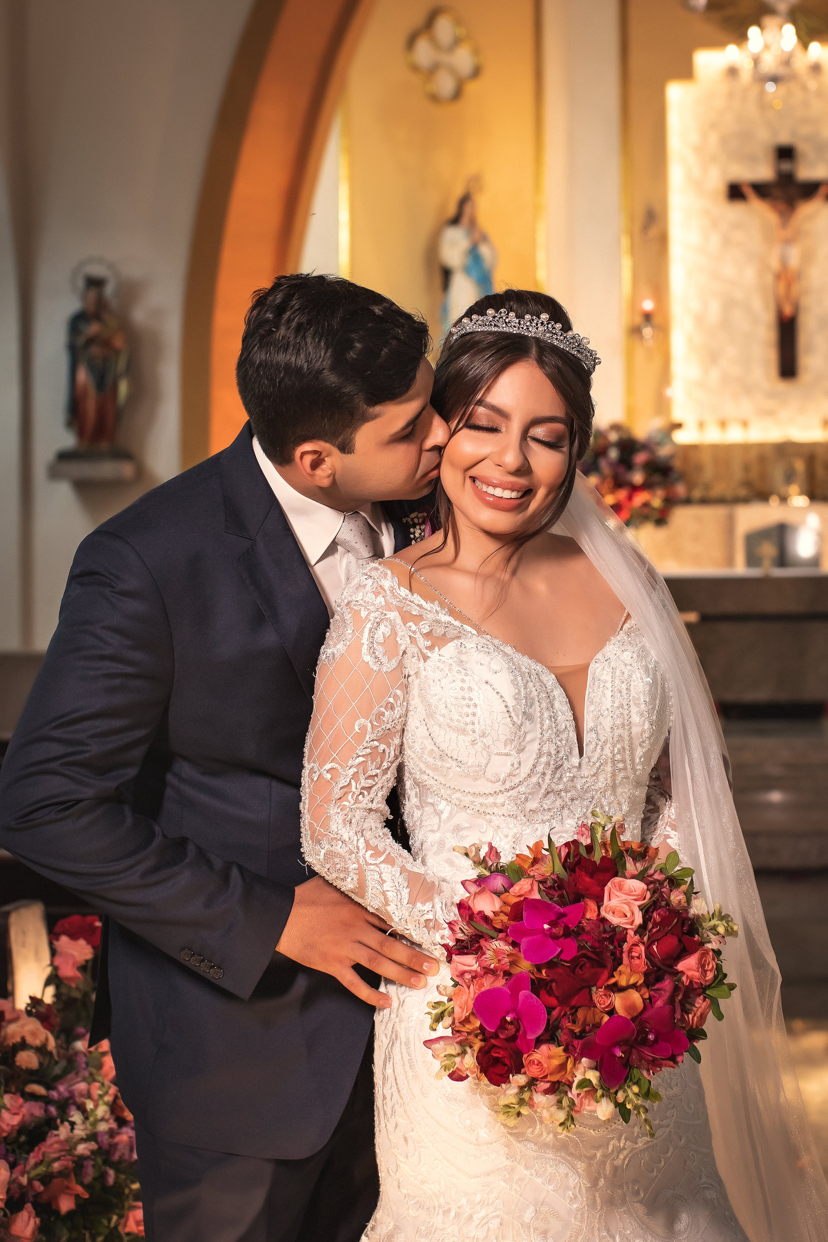 Casamento clássico na Igreja Matriz em Toritama 