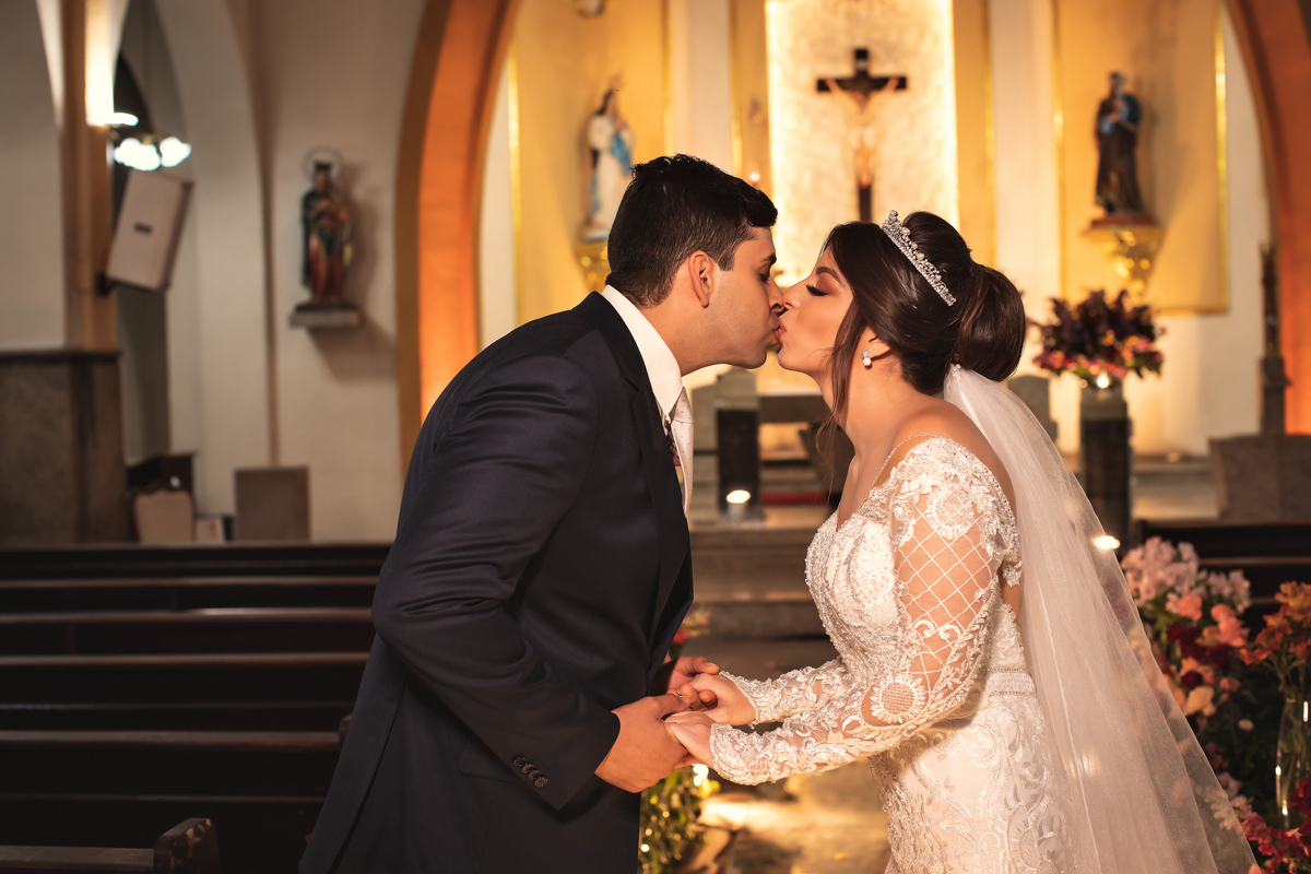 Casamento clássico na Igreja Matriz em Toritama 