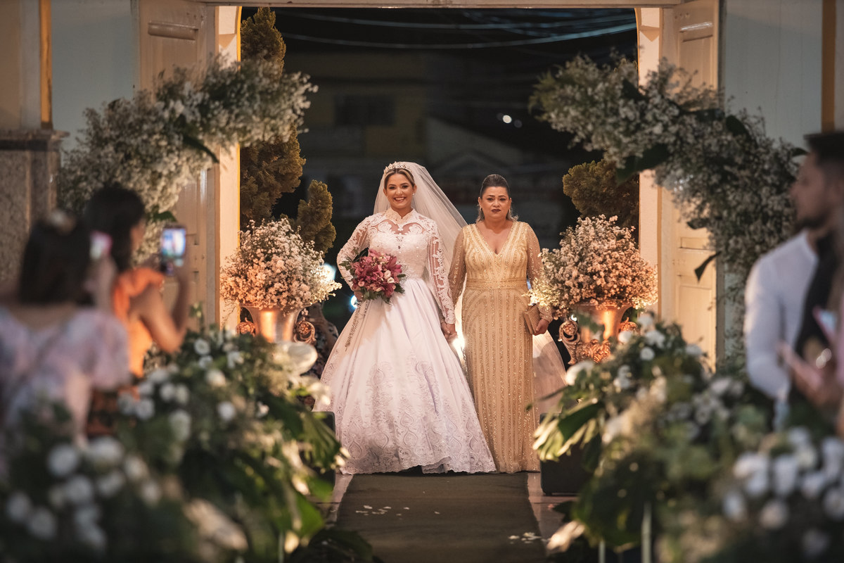 Casamento clássico na Igreja Matris de Toritama-PE