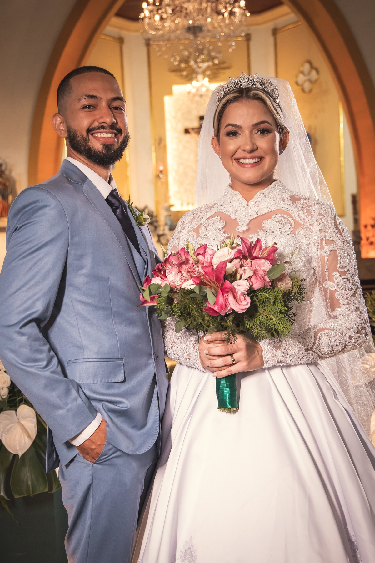 Casamento clássico na Igreja Matris de Toritama-PE