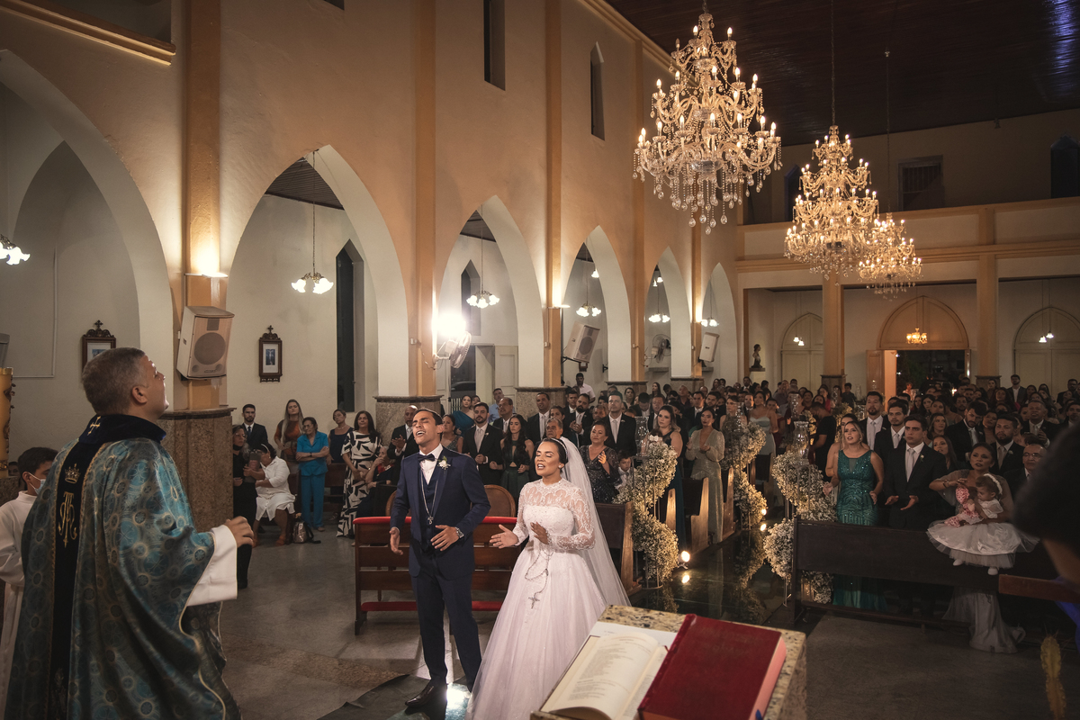 Casamento clássico na Igreja Matriz de Toritama -PE