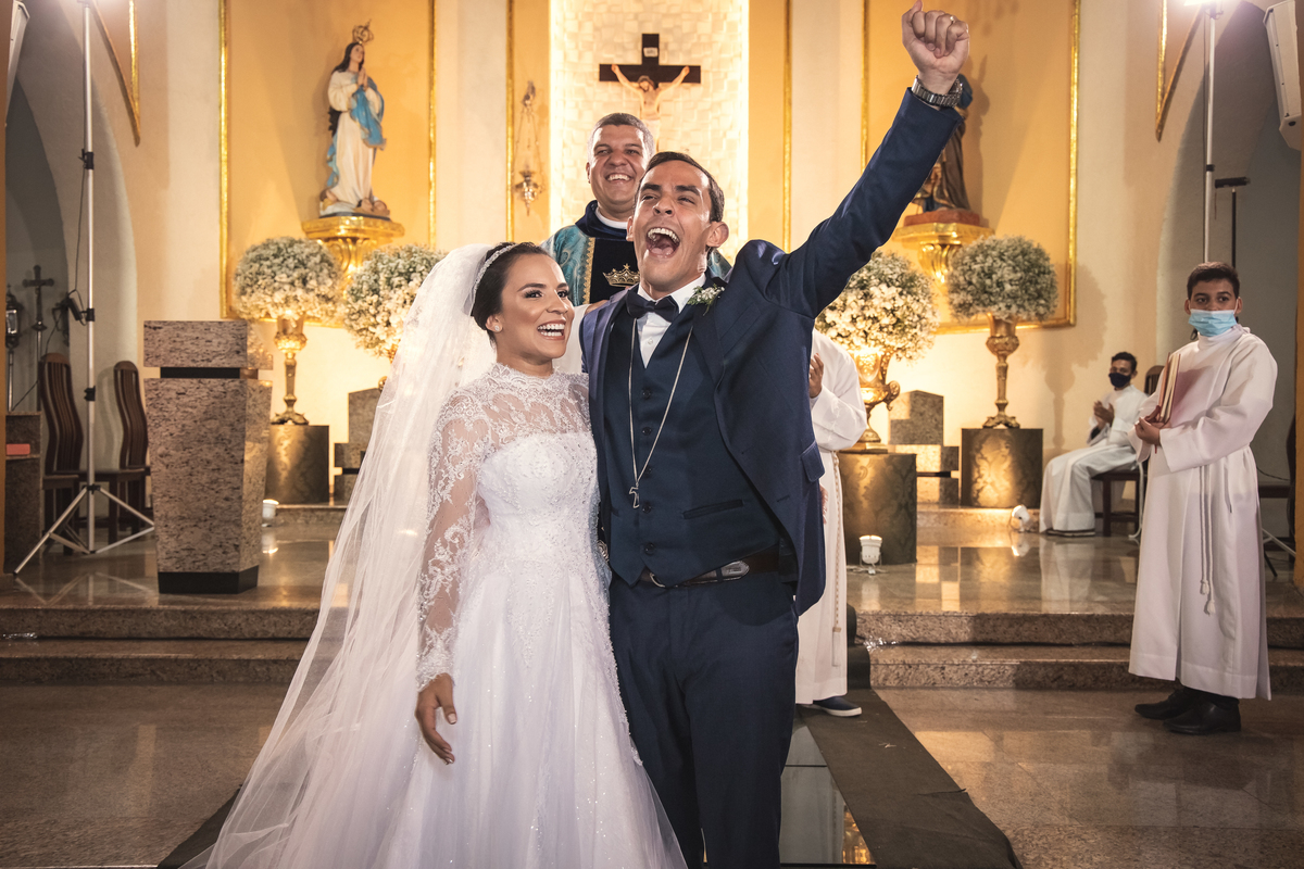 Casamento clássico na Igreja Matriz de Toritama -PE