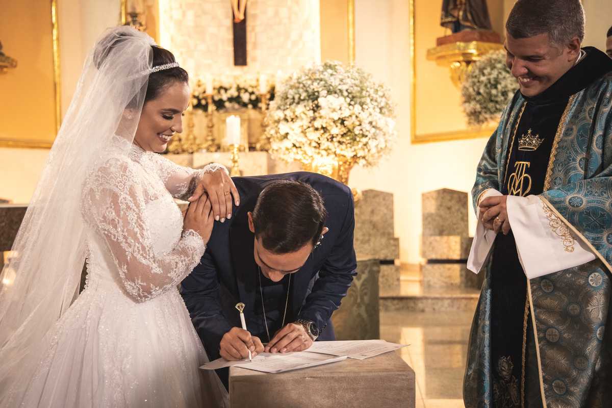 Casamento clássico na Igreja Matriz de Toritama -PE