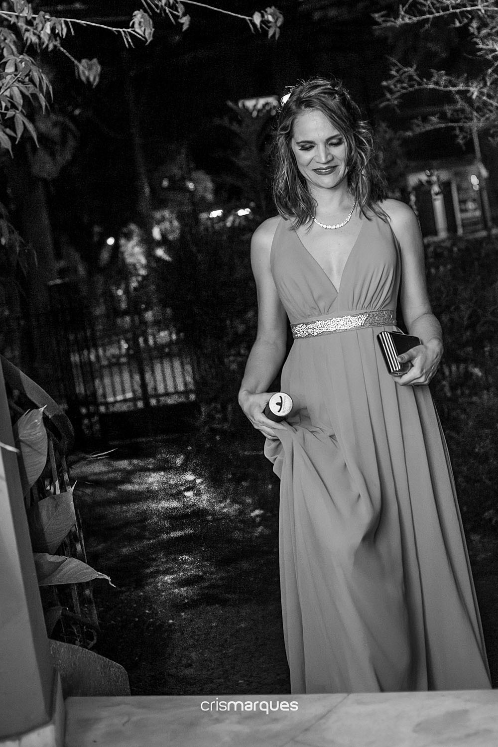 Formanda de medicina chegando a festa 