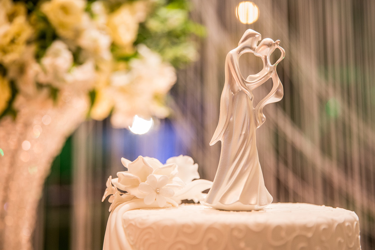 Topo de bolo noivinhas