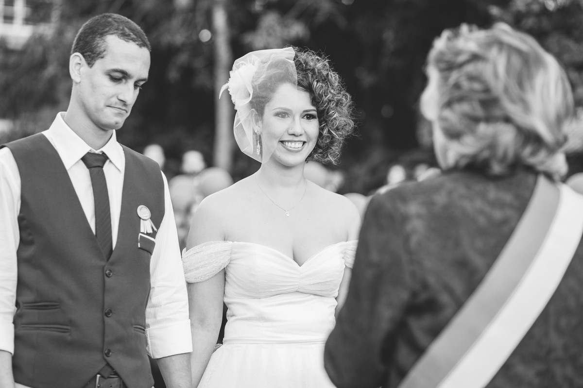 Cerimônia de casamento com Juíza de Paz