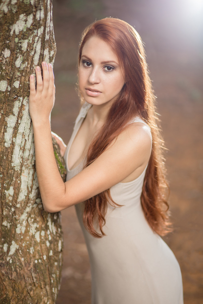 Ensaio fotográfico feminino bucólico