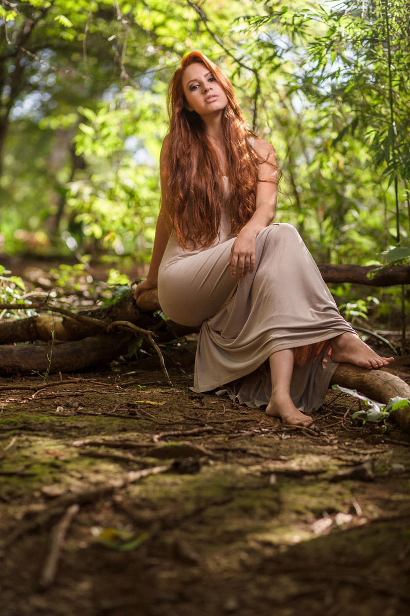 Ensaio fotográfico feminino bucólico