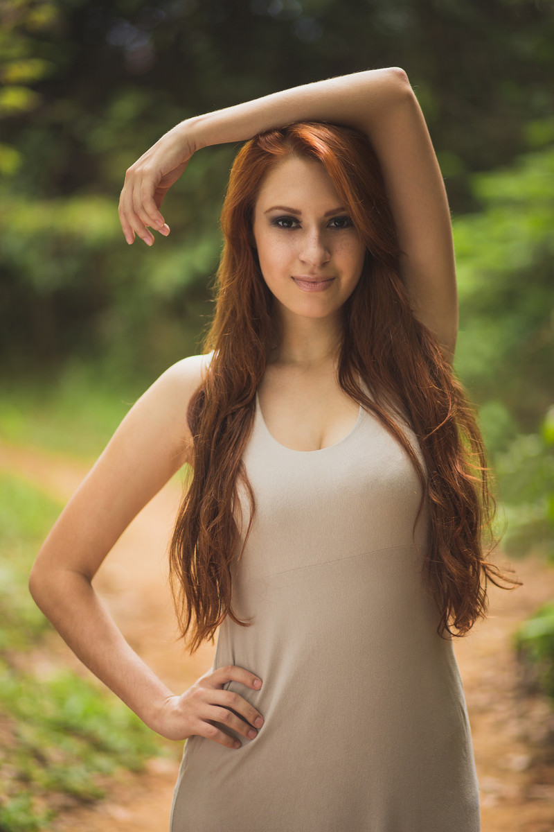 Ensaio fotográfico feminino bucólico