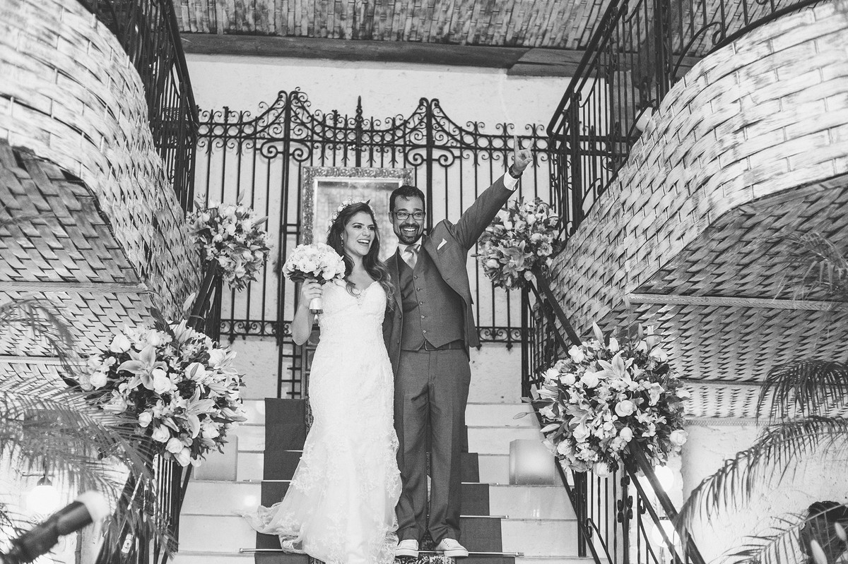 Casamento Aline e Gabriel Brasília - DF Brinde dos noivos