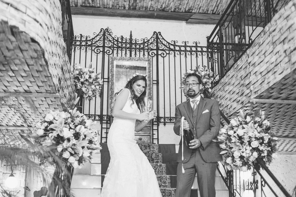 Casamento Aline e Gabriel Brasília - DF Brinde dos noivos