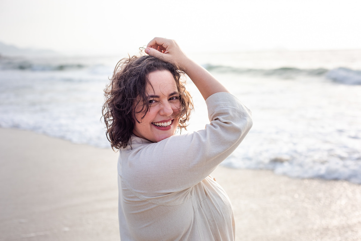 ensaio feminino na praia arpoador