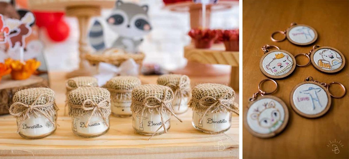 lembrancinhas de mini bastidor de chaveiro para aniversario Infantil