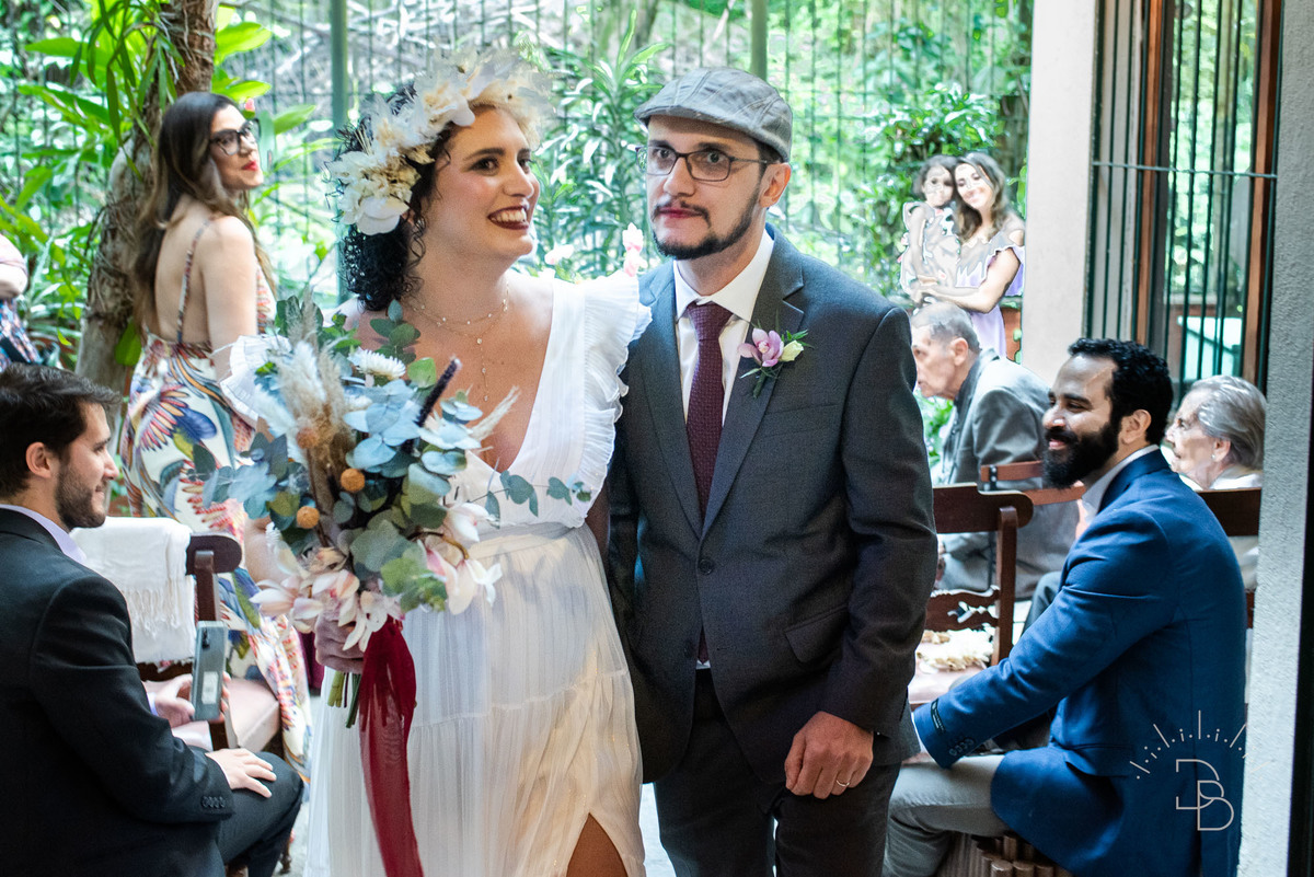 saida noivos casamento intimista de dia rio de janeiro