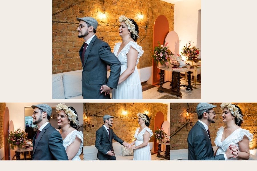 first look noivos casamento intimista de dia rio de janeiro