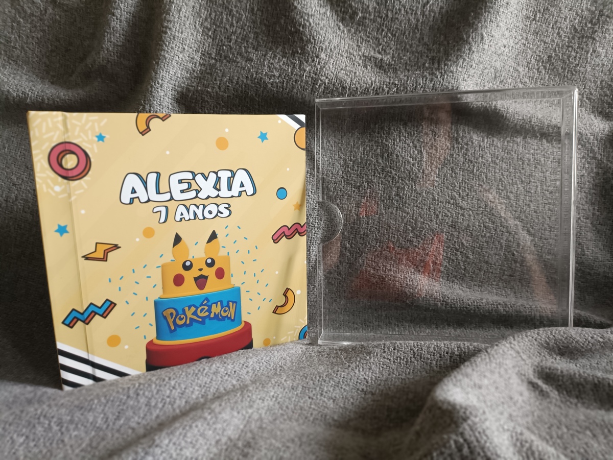 album fotografico com luva de acrilico