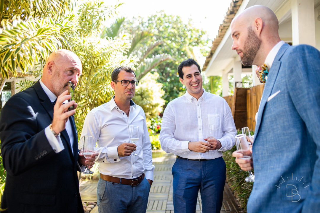 making of noivo casamento de dia em buzios