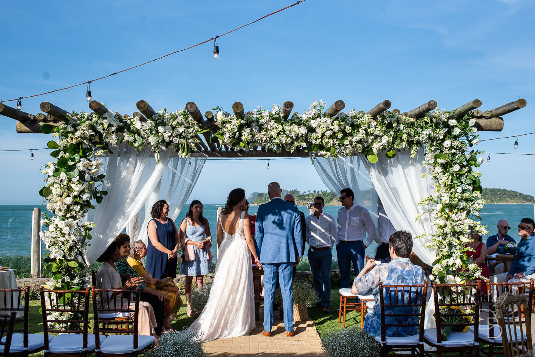 casamento intimista ao ar livre em buzios