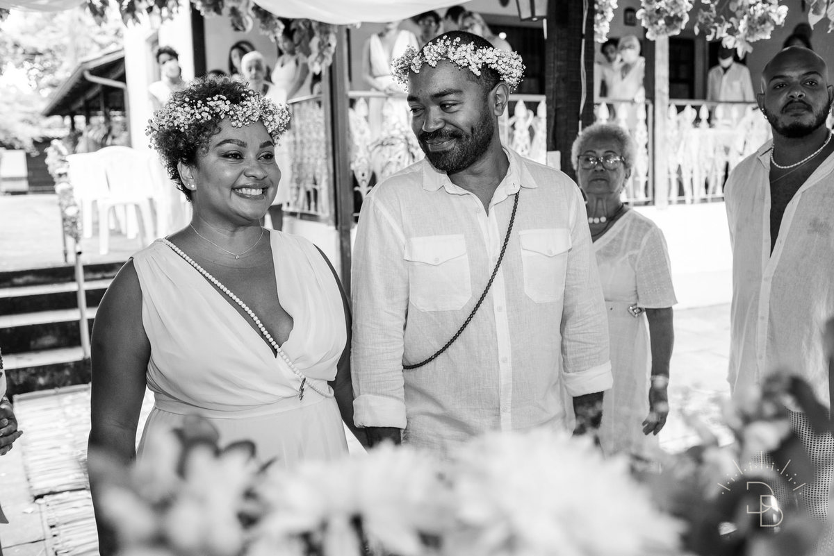 fotografia de casamento na umbanda 