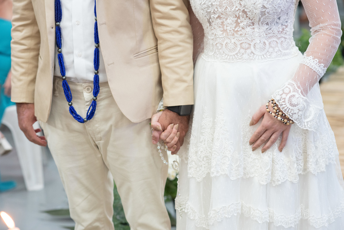 detalhes guias noivos Casamento na Umbanda São Paulo
