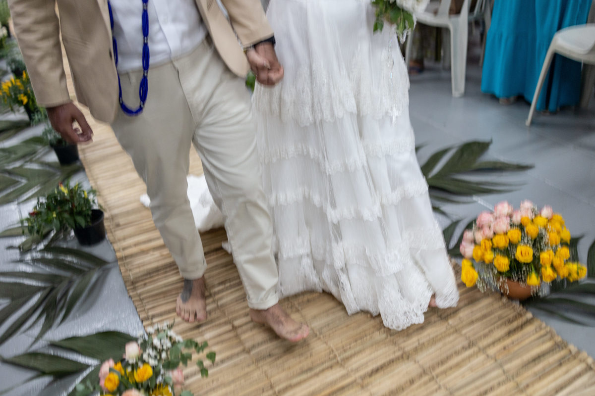 saida noivos Casamento Umbanda São Paulo