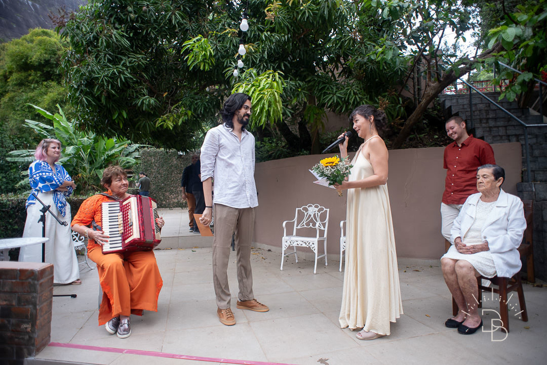 cerimonia Casamento Intimista ao ar livre