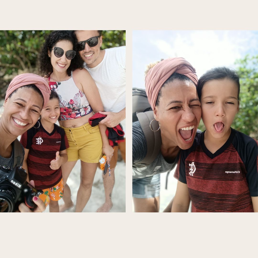 fim do Ensaio de Família e selfie com a fotografa dani batista