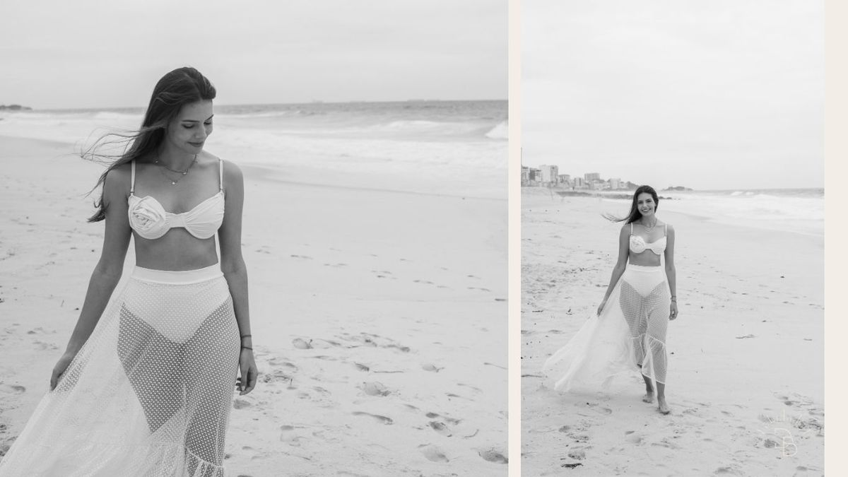 fotos da noiva ensaio pre casamento no leblon praia