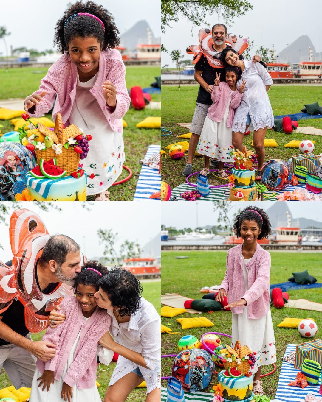 Aniversário Infantil ao ar livre tema tropical