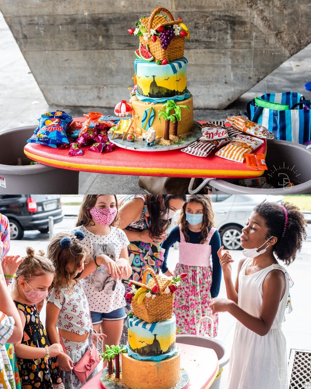 hora do parabens Aniversário Infantil ao ar livre Infantil ao ar livre