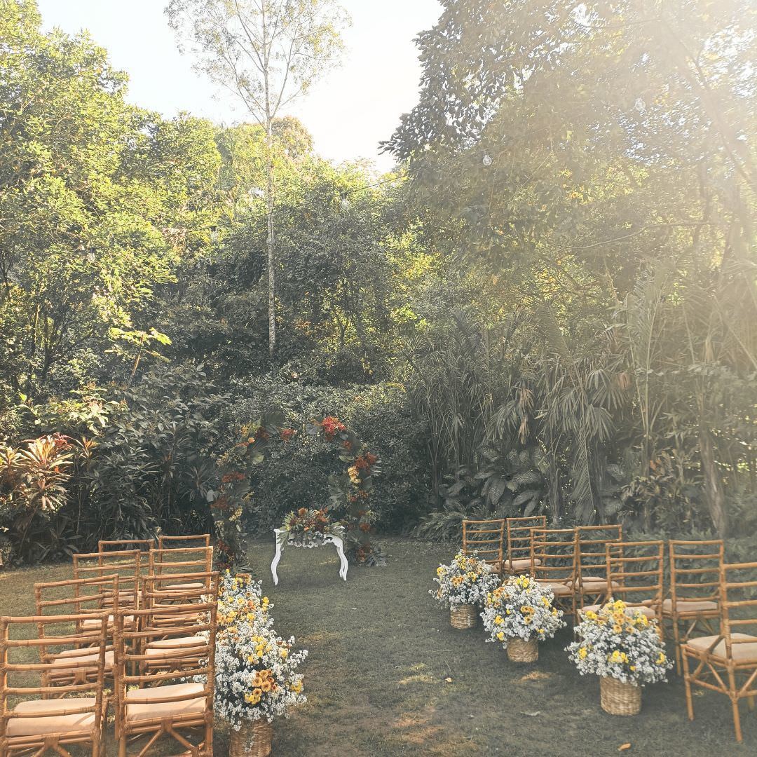decoracao casamento ao ar livre jamboo