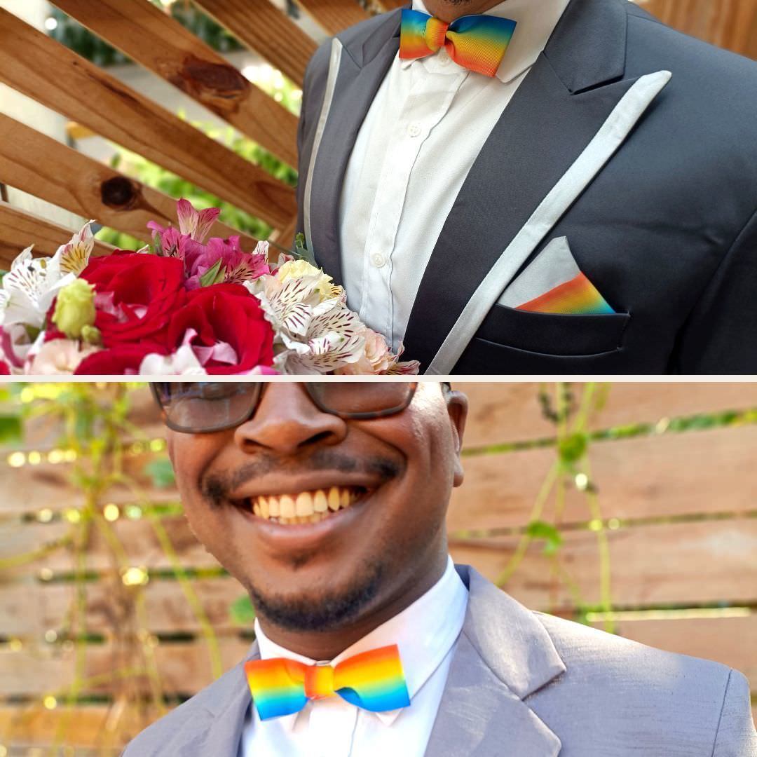 detalhes noivos casamento homoafetivo ao ar livre jamboo