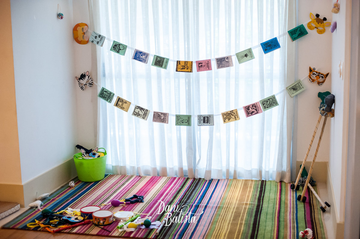 área da musica na festa infantil de 1 aninho