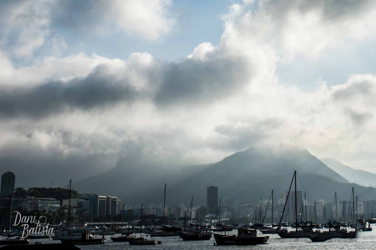 vista do ensaio fotografico de gestante na urca rj