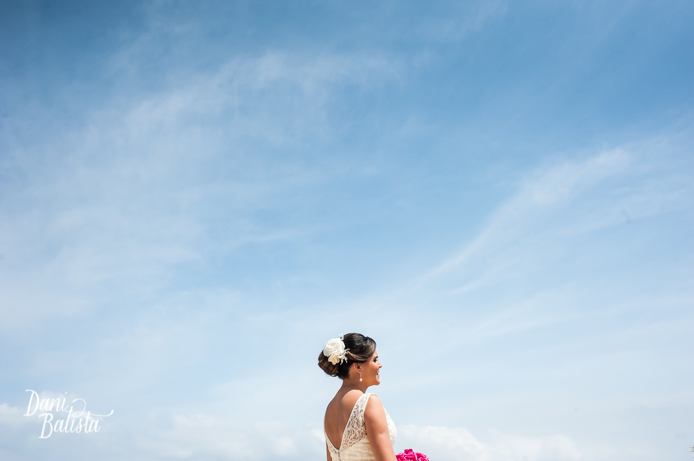 foto da noiva ao ar livre casamento de dia niteroi