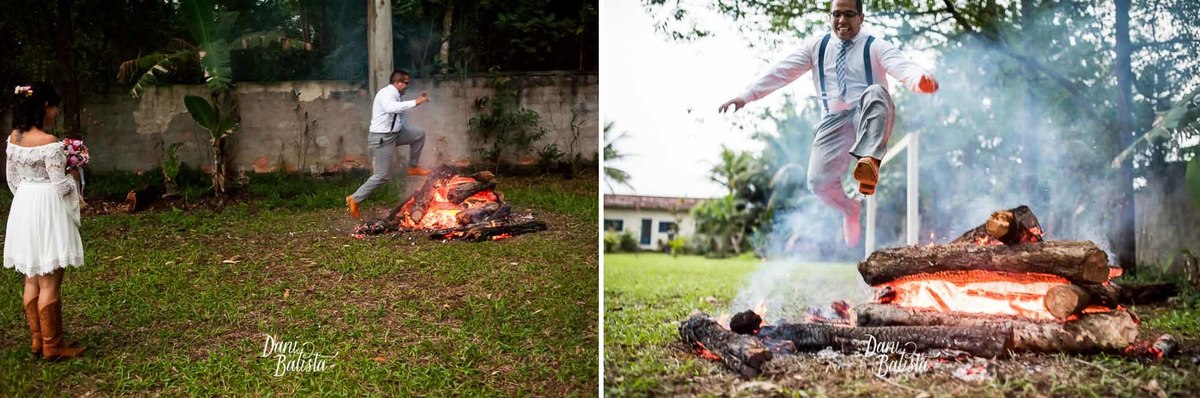 retrato dos noivos casamento diurno ao livre de dia