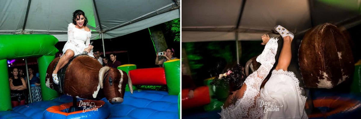 touro mecanico em festa de casamento junino rj