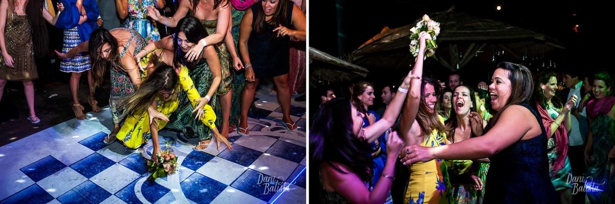 hora do bouquet casamento diurno em buzios