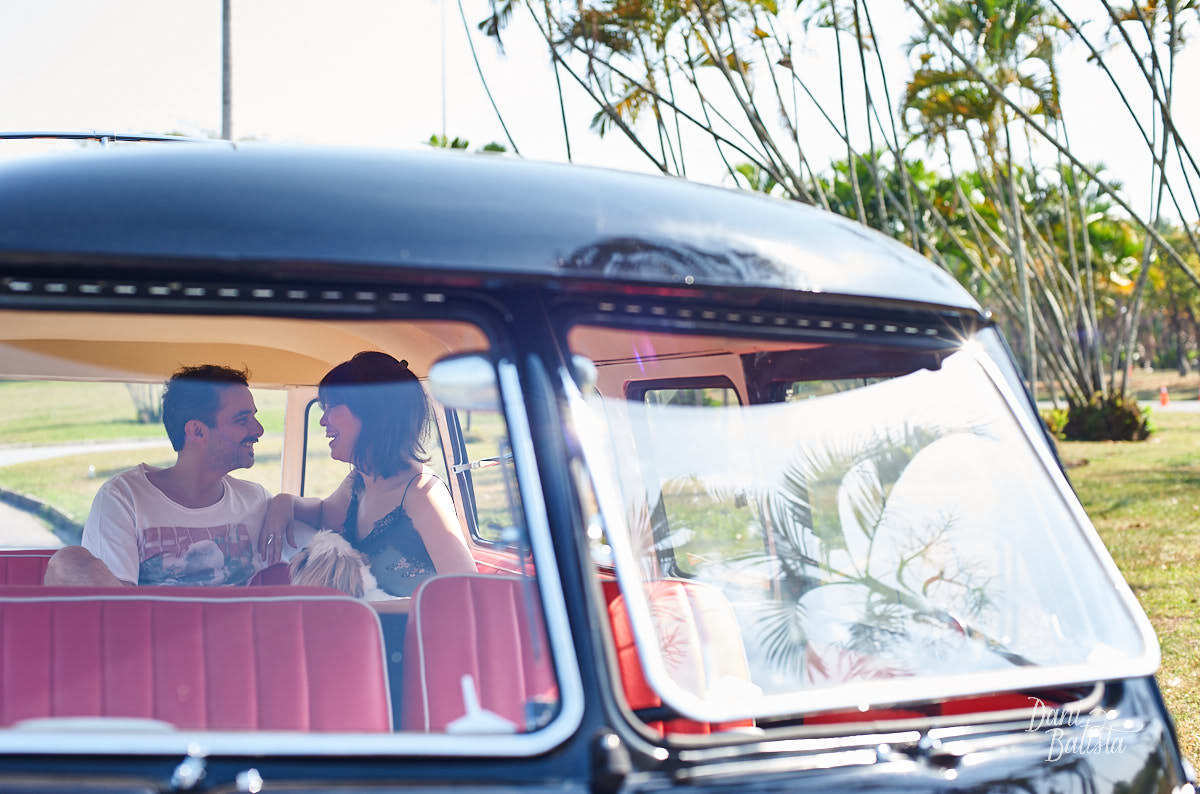 Casal durante Ensaio Fotografico