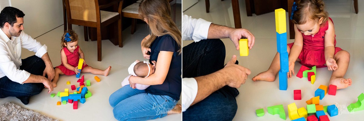 Ensaio de Família em Casa em tempos de Covid