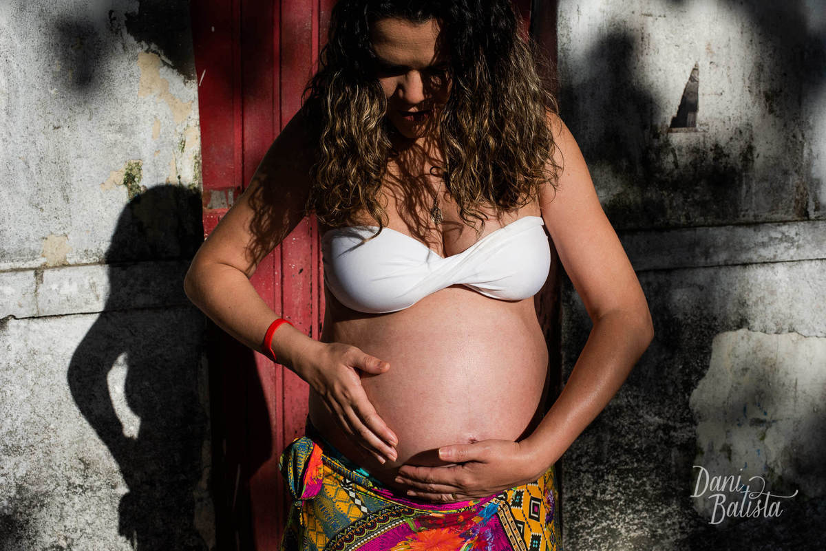 ensaio fotográfico de gestante na praia da urca rj