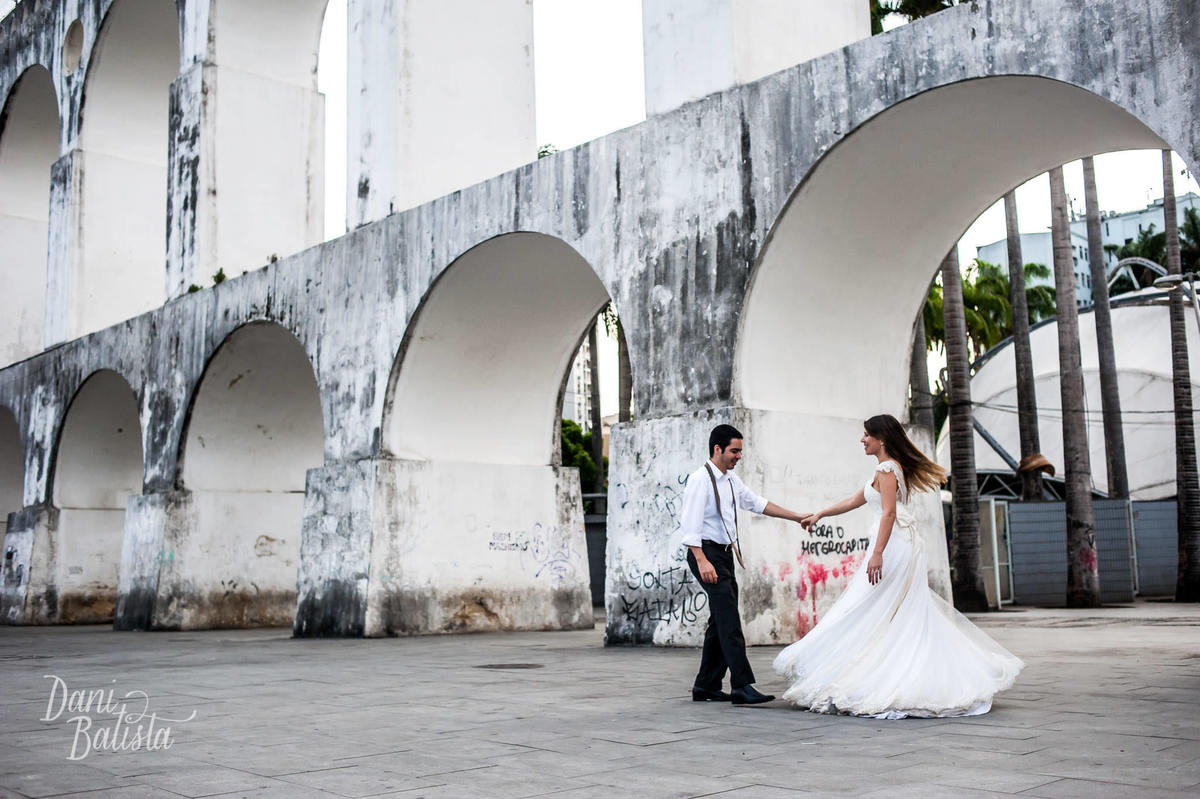 Ensaio Fotográfico Pós Casamento nos Arcos da Lapa