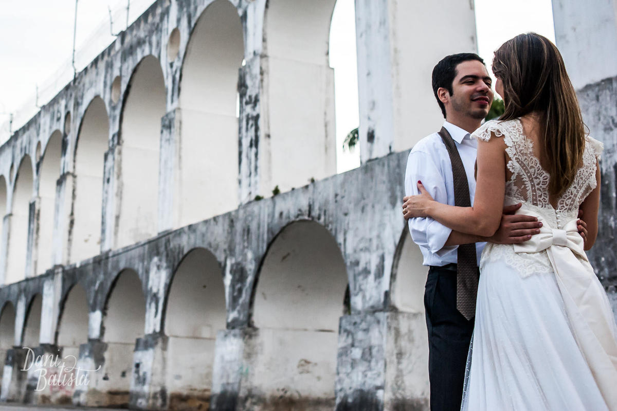 Ensaio Fotográfico de Noivos Arcos da Lapa