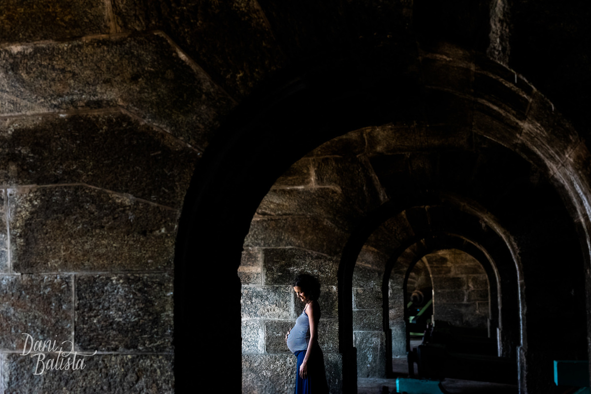 ensaio de gestante Fortaleza Santa Cruz da Barra