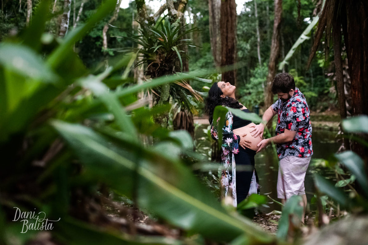 Ensaio de Gestante na mata rj