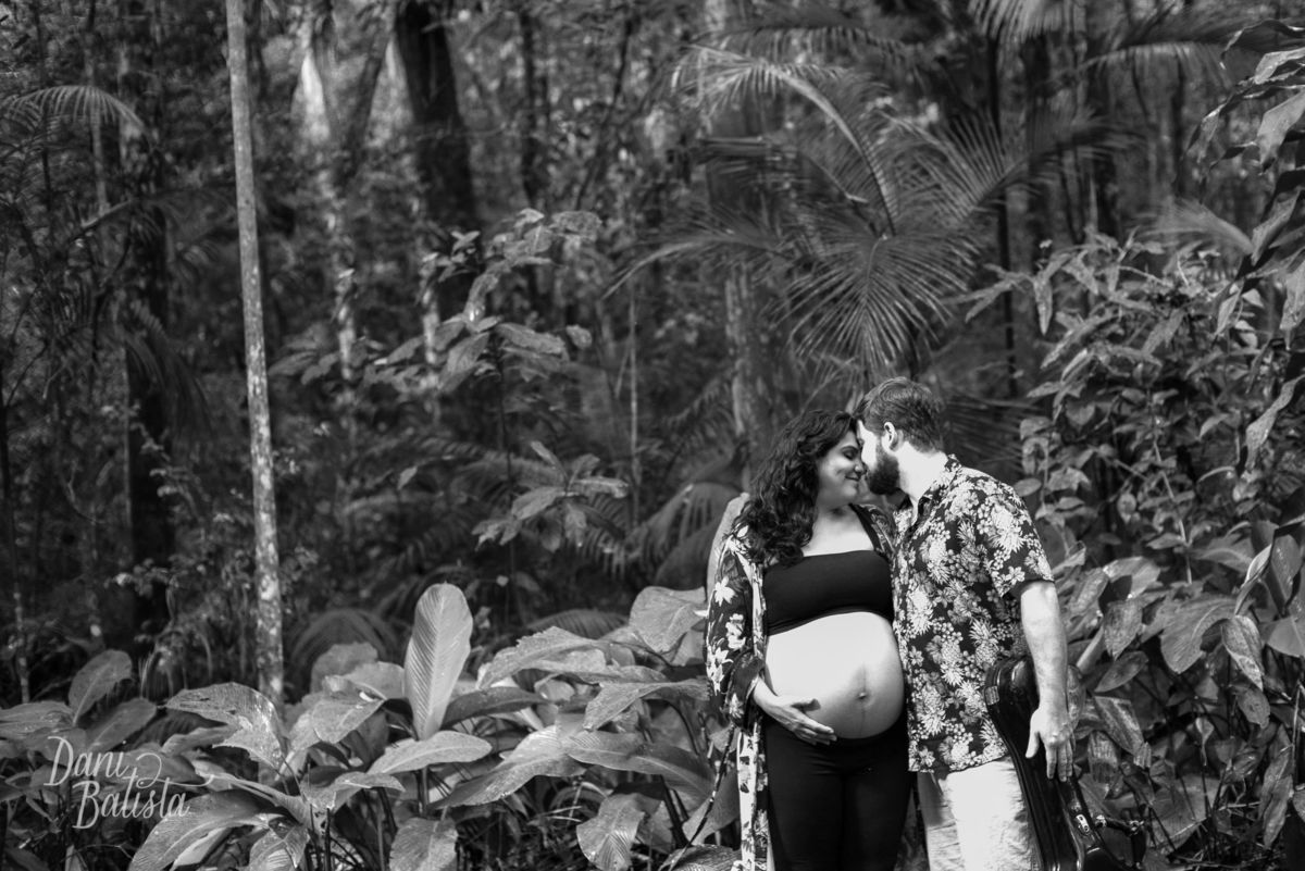 Ensaio de Gestante na mata rio de janeiro