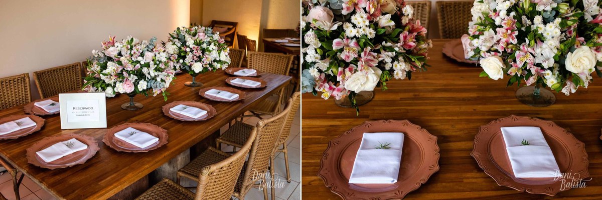 decoracao das mesas casamento em casa niteroi