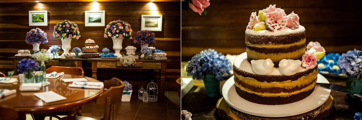 naked cake Casamento Intimista bistro ouvidor
